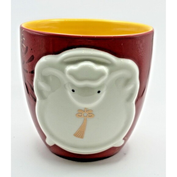 Starbucks Coffee Cup Mug Chinese New Year Zodiac Year Of The Sheep 12 Oz Used - Picture 5 of 10